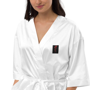 Satin robe